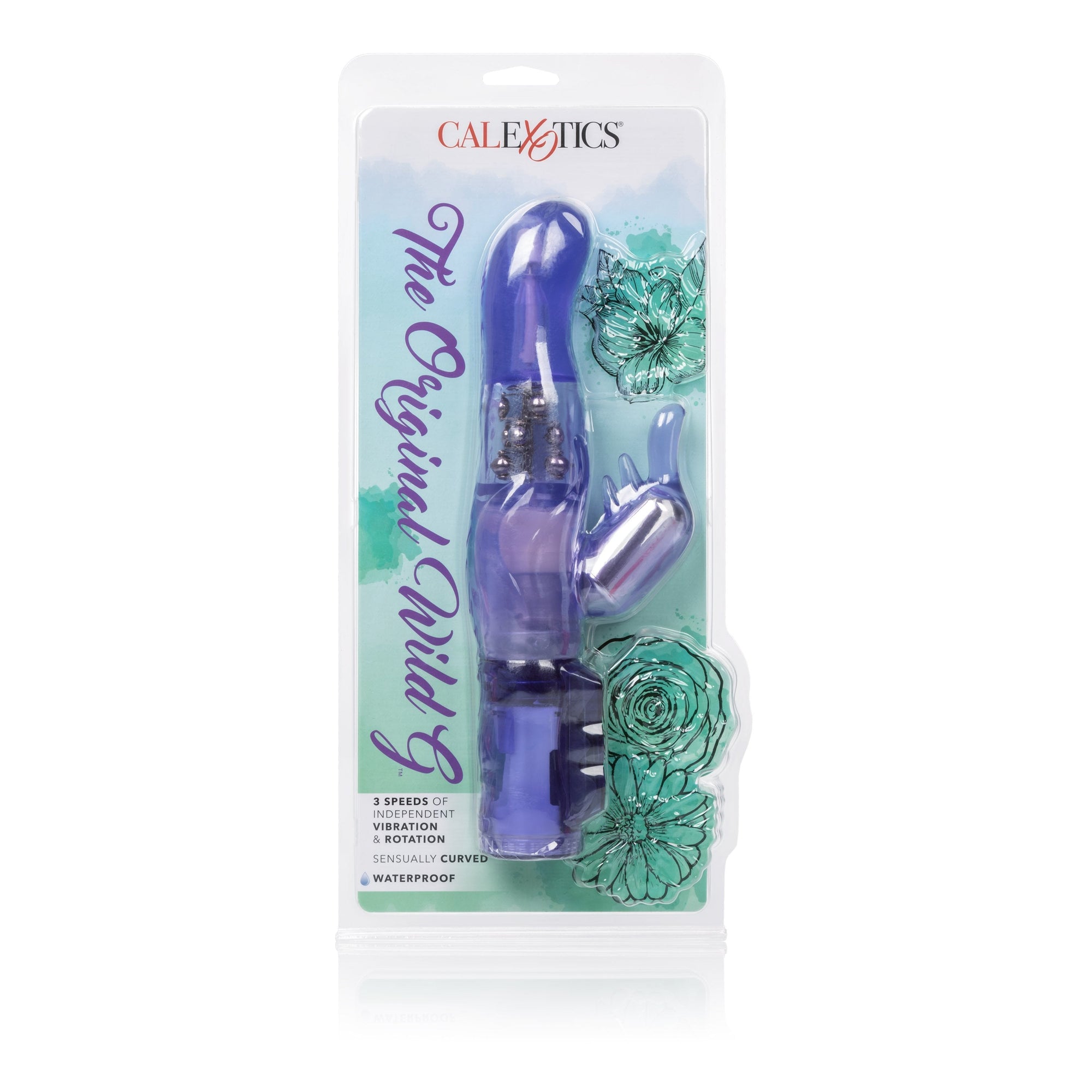 California Exotics - The Original Wild G Rabbit Vibrator (Purple) -  Rabbit Dildo (Vibration) Non Rechargeable  Durio.sg