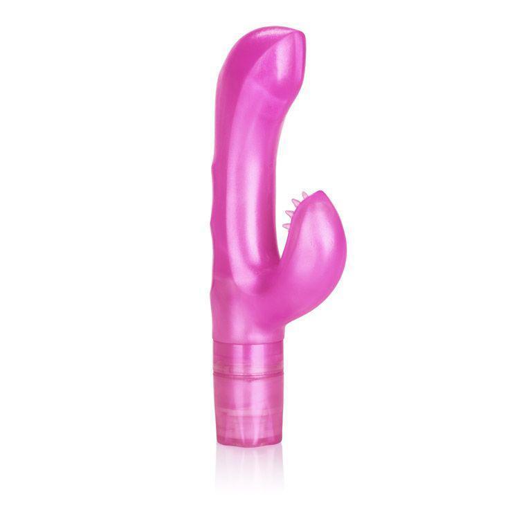 California Exotics - The original G Kiss Rabbit Vibrator (Pink) -  Rabbit Dildo (Vibration) Non Rechargeable  Durio.sg