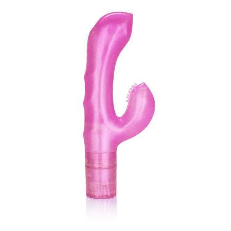 California Exotics - The original G Kiss Rabbit Vibrator (Pink) -  Rabbit Dildo (Vibration) Non Rechargeable  Durio.sg