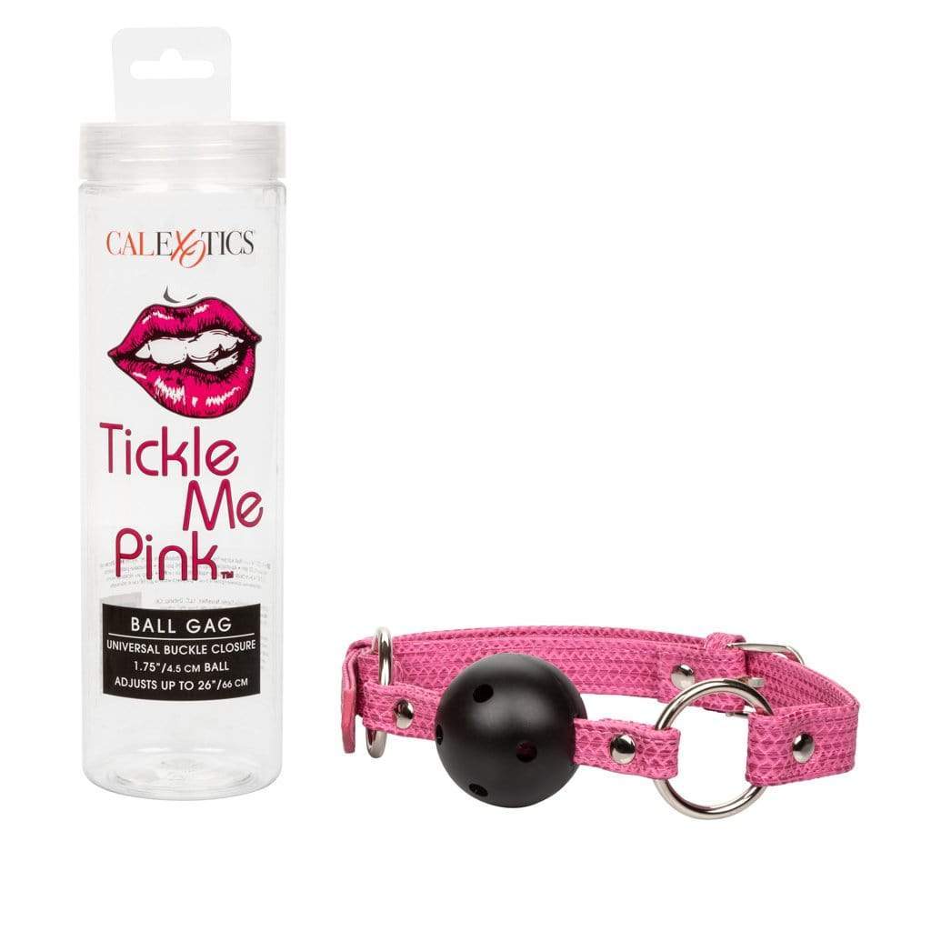 California Exotics - Tickle Me Pink Ball Gag (Pink) -  Ball Gag  Durio.sg