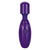 California Exotics - Tiny Teasers Nubby Mini Wand Massager (Purple) -  Mini Wand Massagers (Vibration) Non Rechargeable  Durio.sg