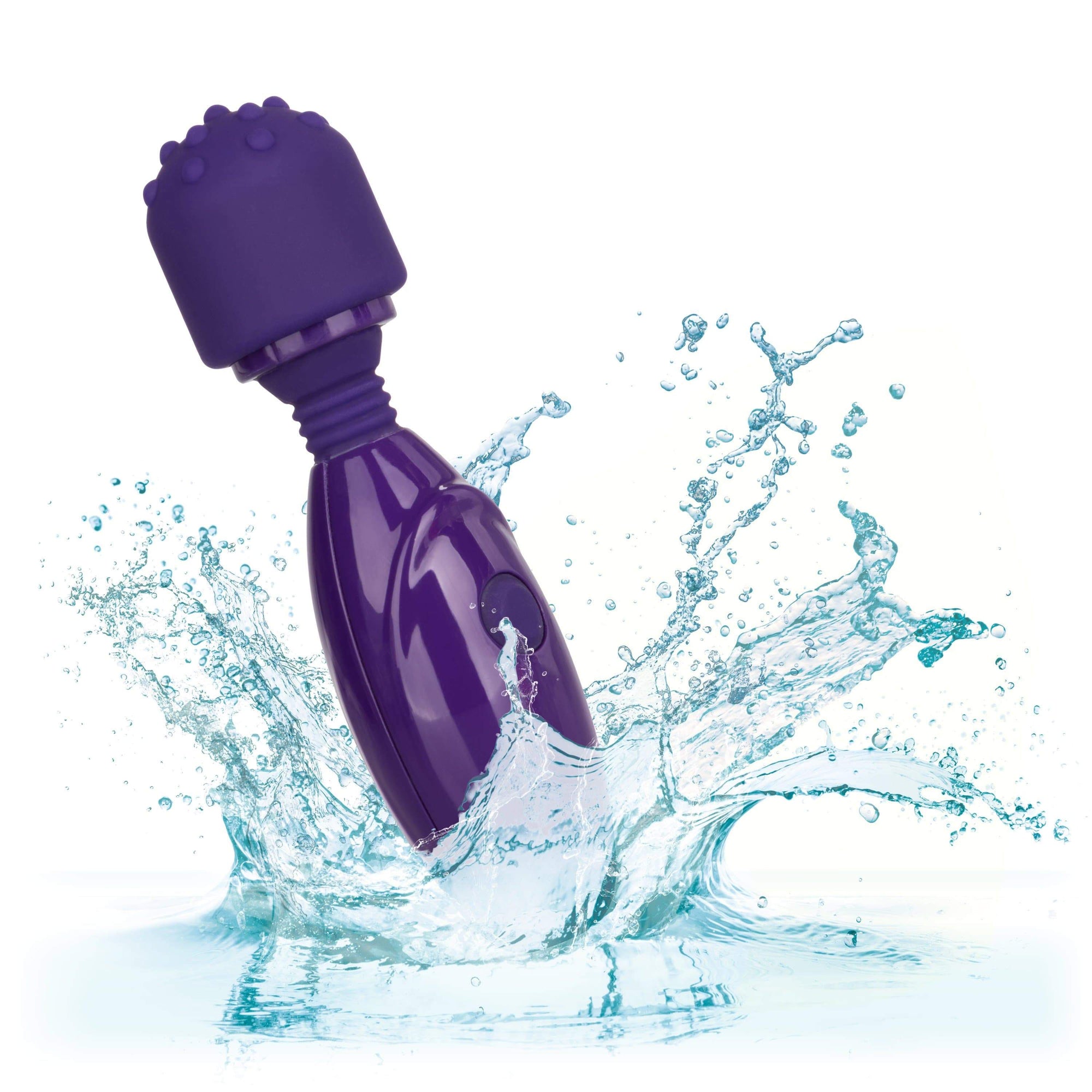 California Exotics - Tiny Teasers Nubby Mini Wand Massager (Purple) -  Mini Wand Massagers (Vibration) Non Rechargeable  Durio.sg