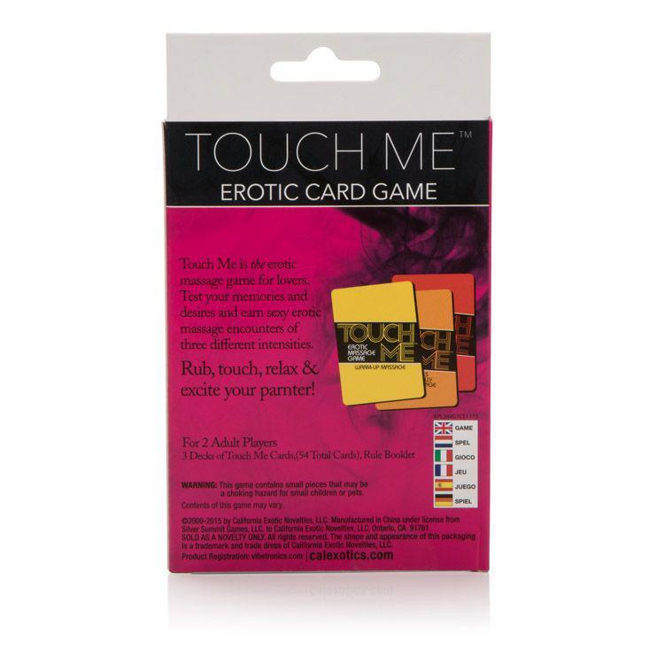 California Exotics - Touch Me Erotic Card Game (White) -  Games  Durio.sg