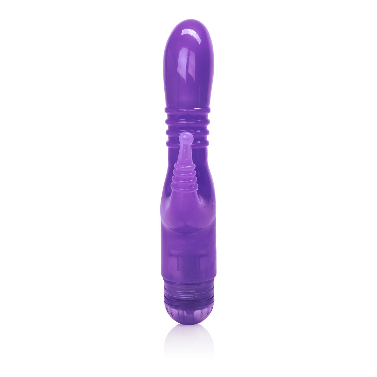 California Exotics - Triple Tease G Spot Vibrator (Purple) -  G Spot Dildo (Vibration) Non Rechargeable  Durio.sg