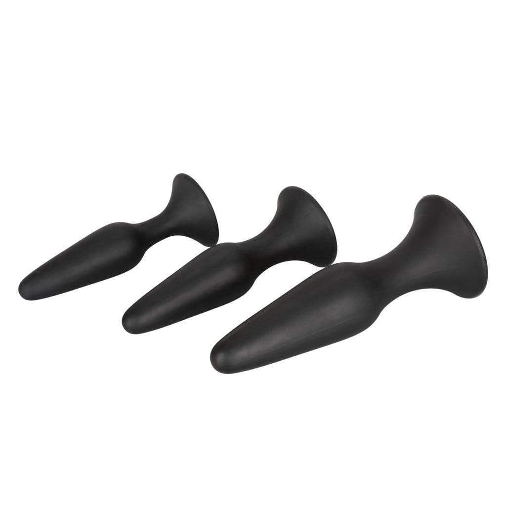 California Exotics - Ultimate Douche Plus Silicone Probes Anal Kit (Black) -  Anal Kit (Non Vibration)  Durio.sg