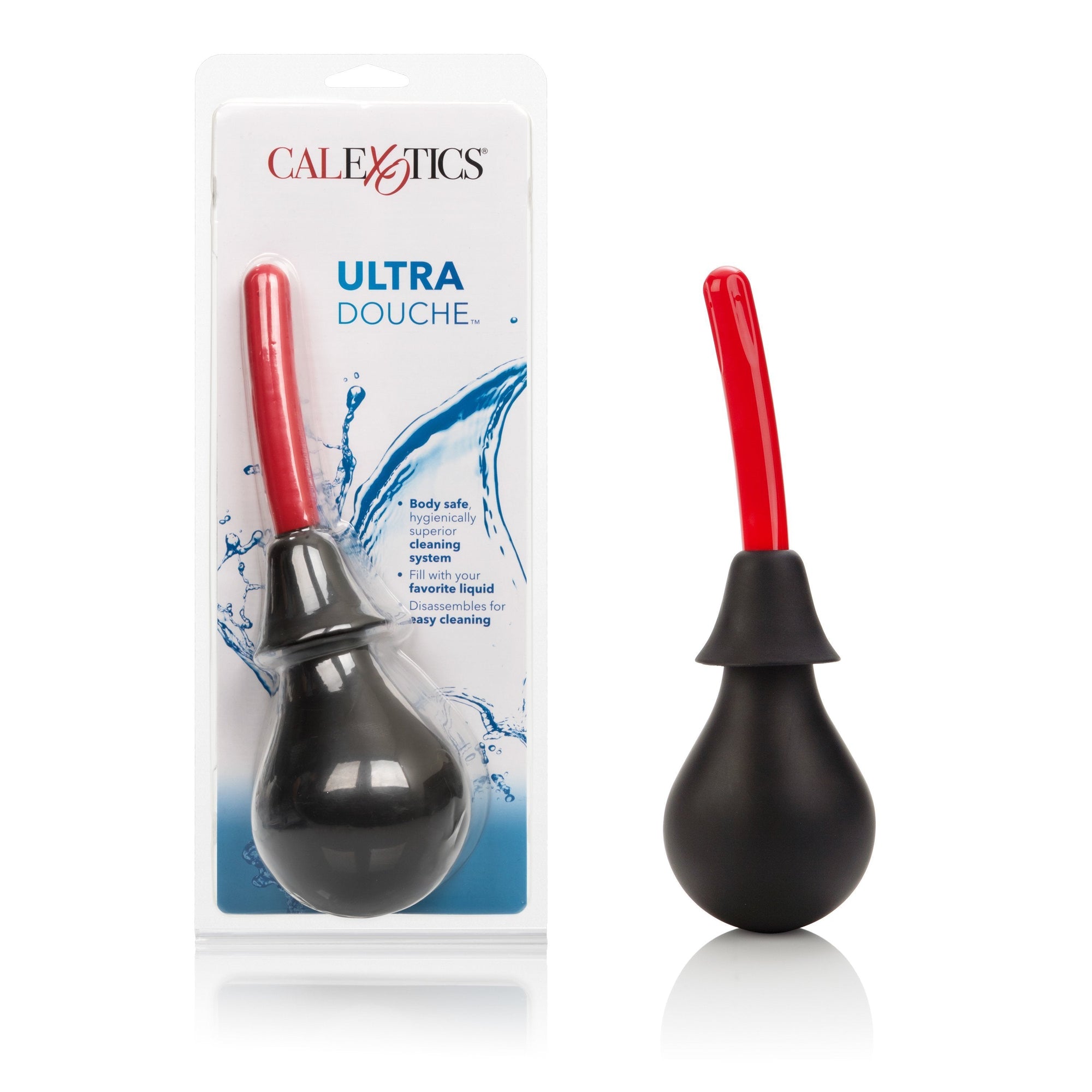 California Exotics - Ultra Anal Douche (Black) -  Anal Douche (Non Vibration)  Durio.sg