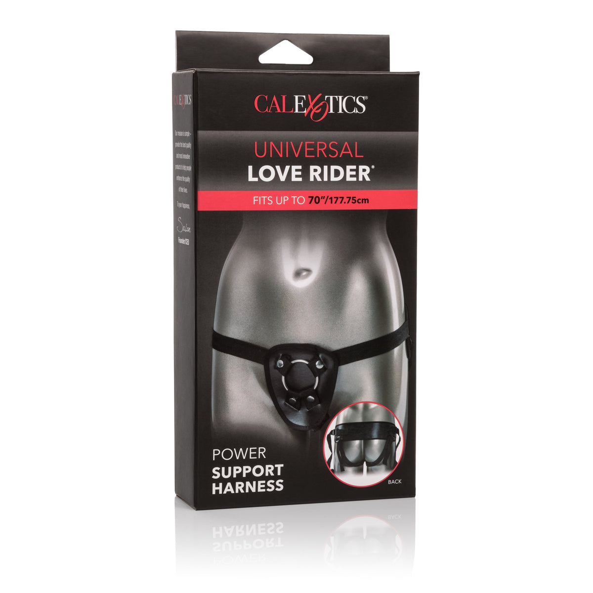 California Exotics - Universal Love Rider Power Support Harness (Black) -  Strap On w/o Dildo  Durio.sg