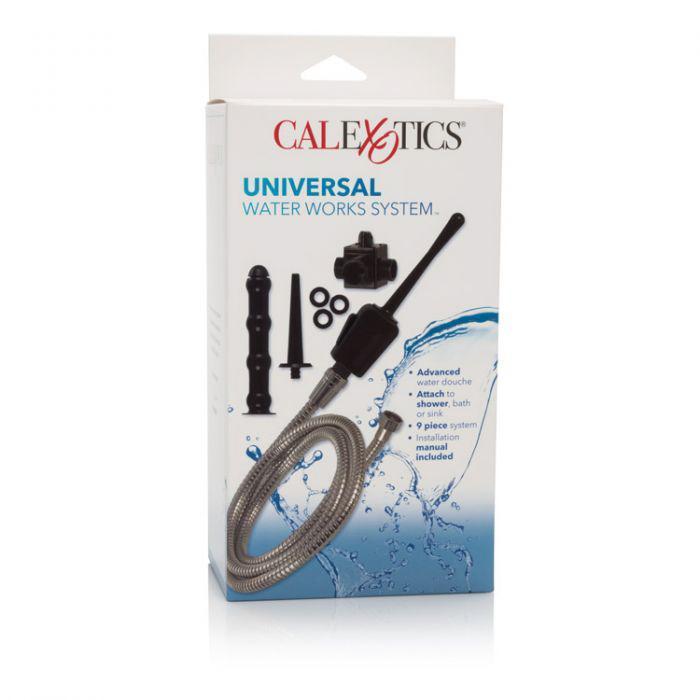 California Exotics - Universal Water Works System (Black) -  Anal Douche (Non Vibration)  Durio.sg