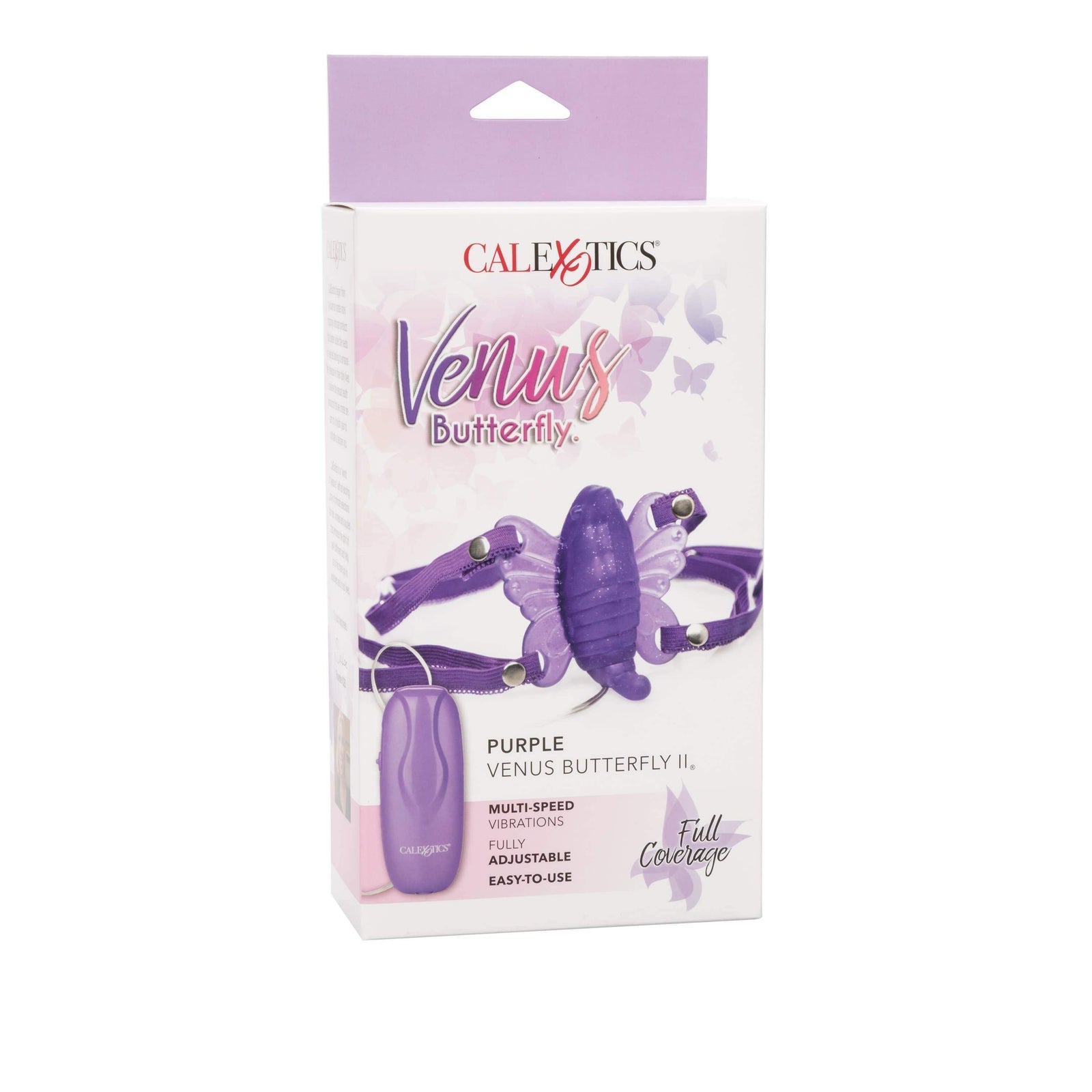 California Exotics - Venus Butterfly 2 Remote Clit Massager (Purple) -  Clit Massager (Vibration) Non Rechargeable  Durio.sg