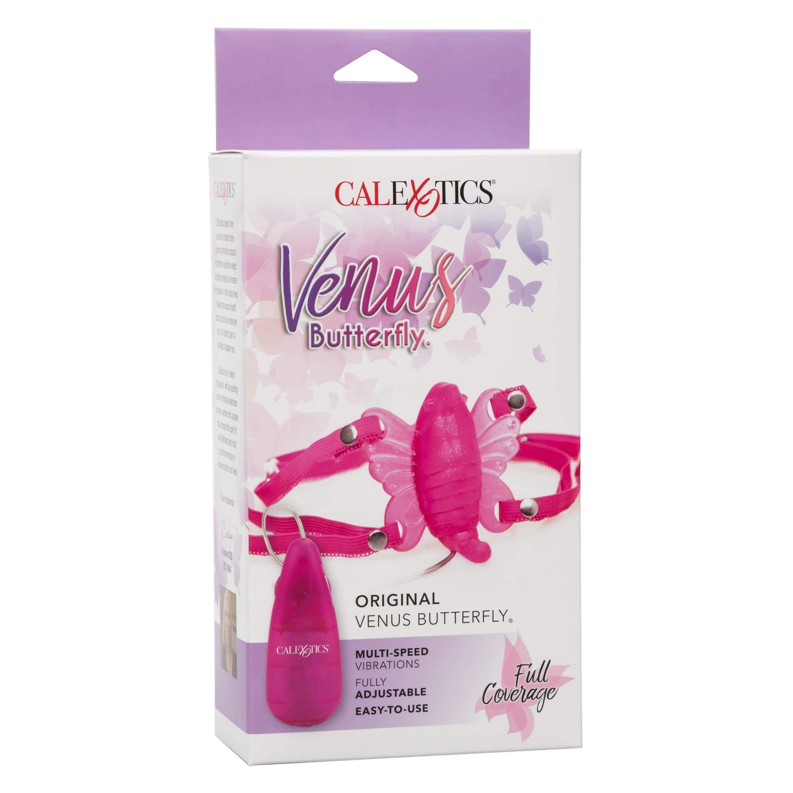 California Exotics - Venus Butterfly Original Remote Clit Massager (Pink) -  Clit Massager (Vibration) Non Rechargeable  Durio.sg