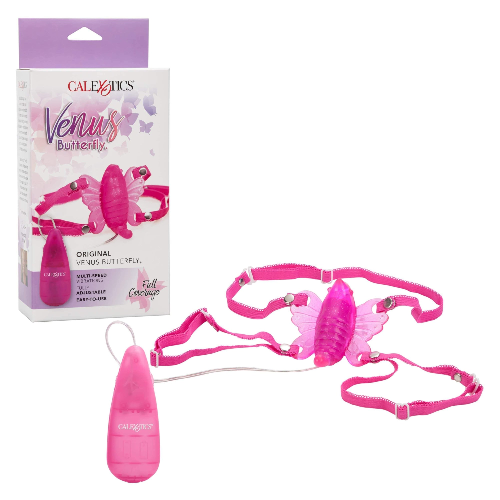California Exotics - Venus Butterfly Original Remote Clit Massager (Pink) -  Clit Massager (Vibration) Non Rechargeable  Durio.sg