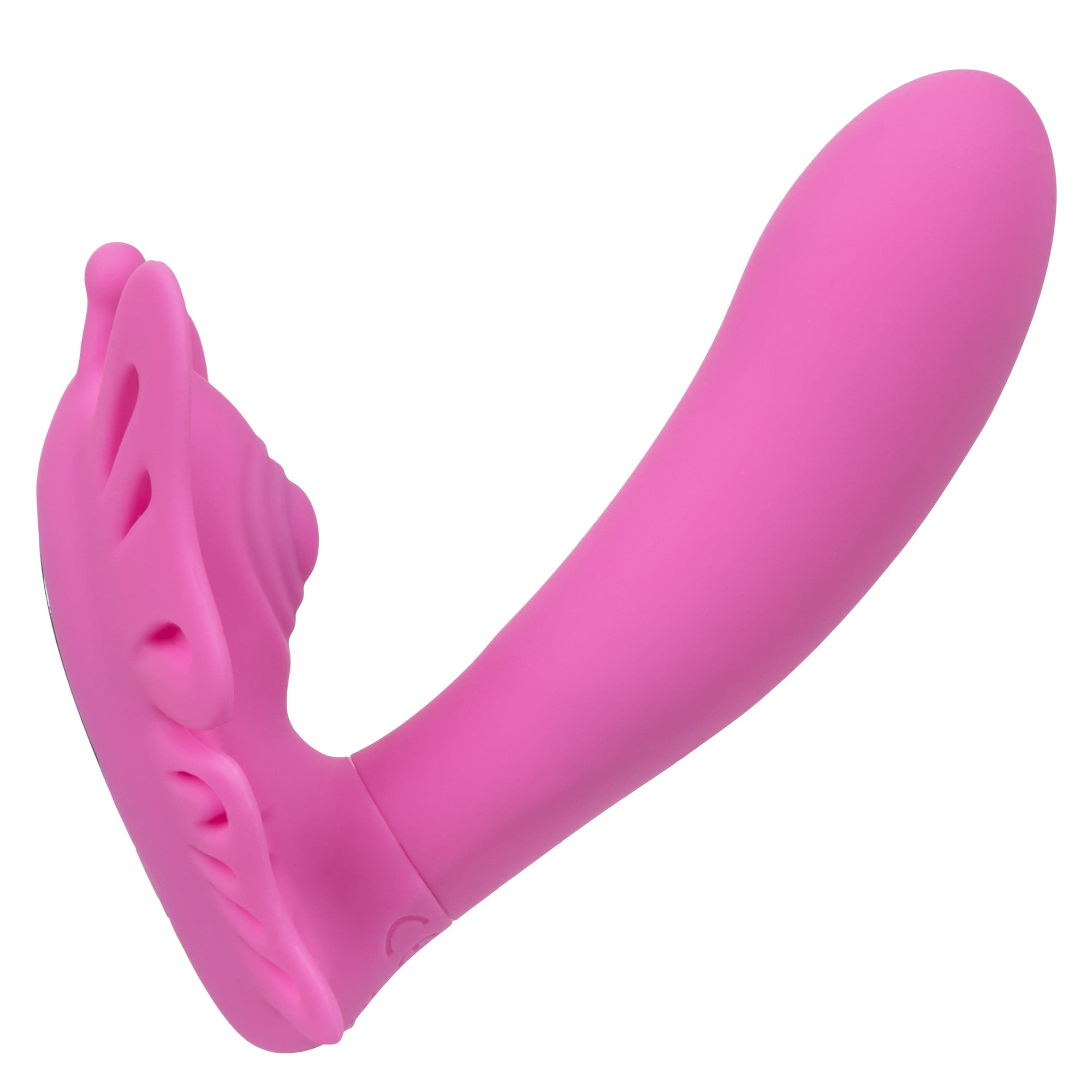 California Exotics - Venus Butterfly Silicone Remote Pulsating Venus G Spot Vibrator (Pink) -  G Spot Dildo (Vibration) Rechargeable  Durio.sg