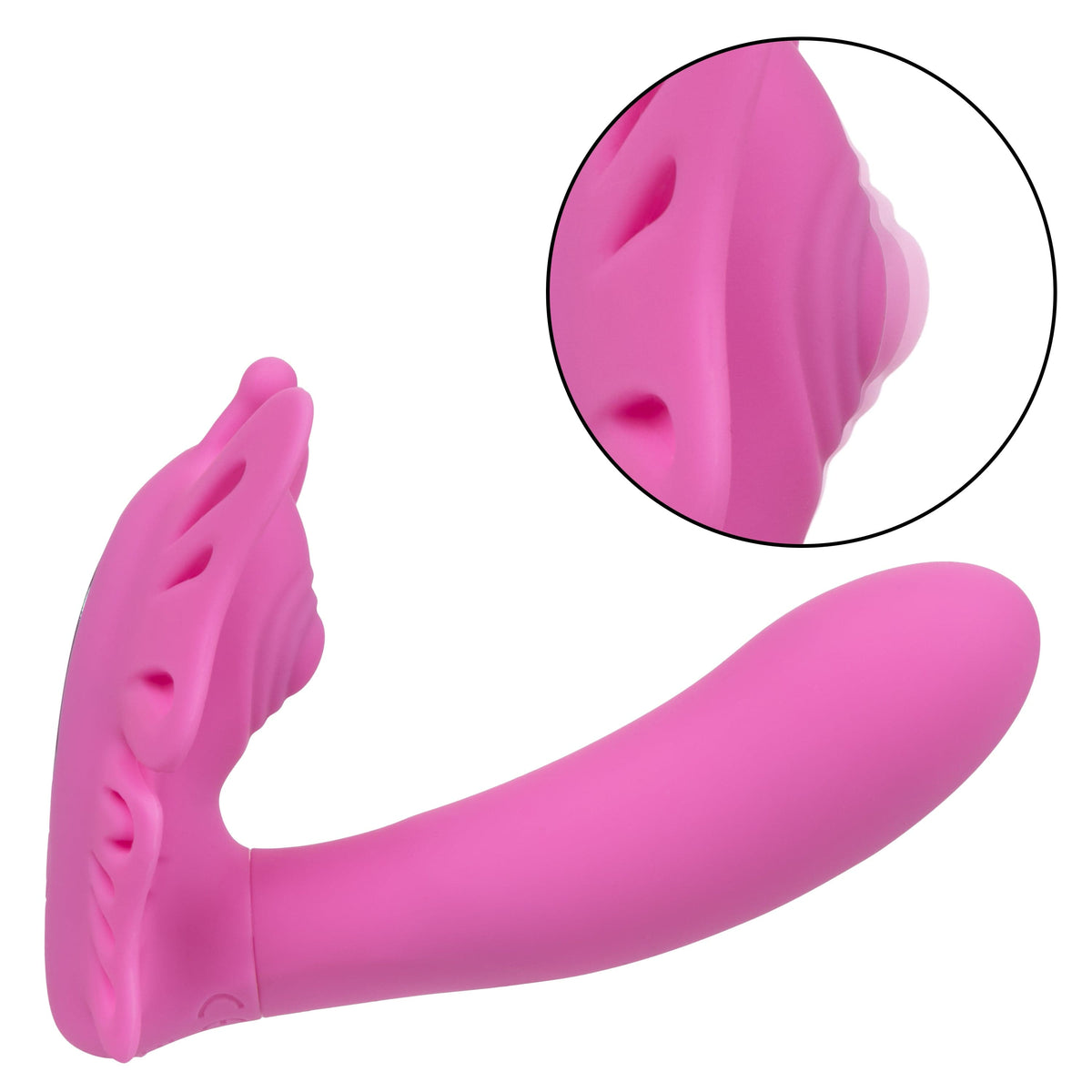 California Exotics - Venus Butterfly Silicone Remote Pulsating Venus G Spot Vibrator (Pink) -  G Spot Dildo (Vibration) Rechargeable  Durio.sg