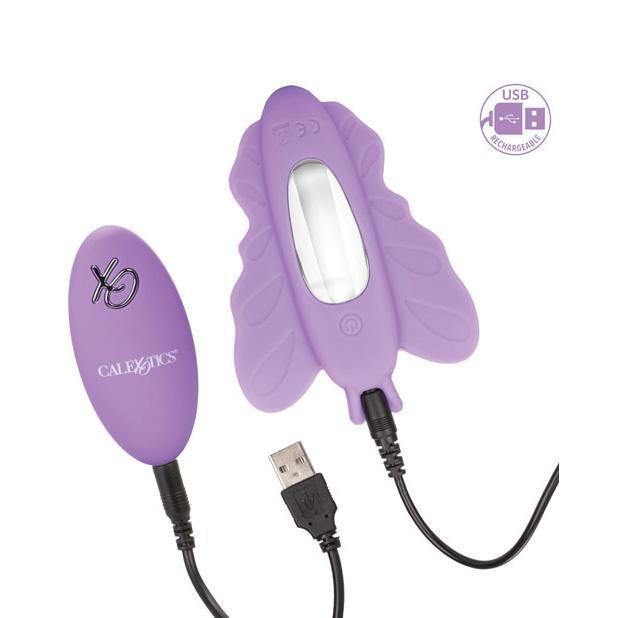 California Exotics - Venus Butterfly Silicone Remote Rocking Penis Vibrator (Purple) -  Remote Control Dildo w/o Suction Cup (Vibration) Rechargeable  Durio.sg