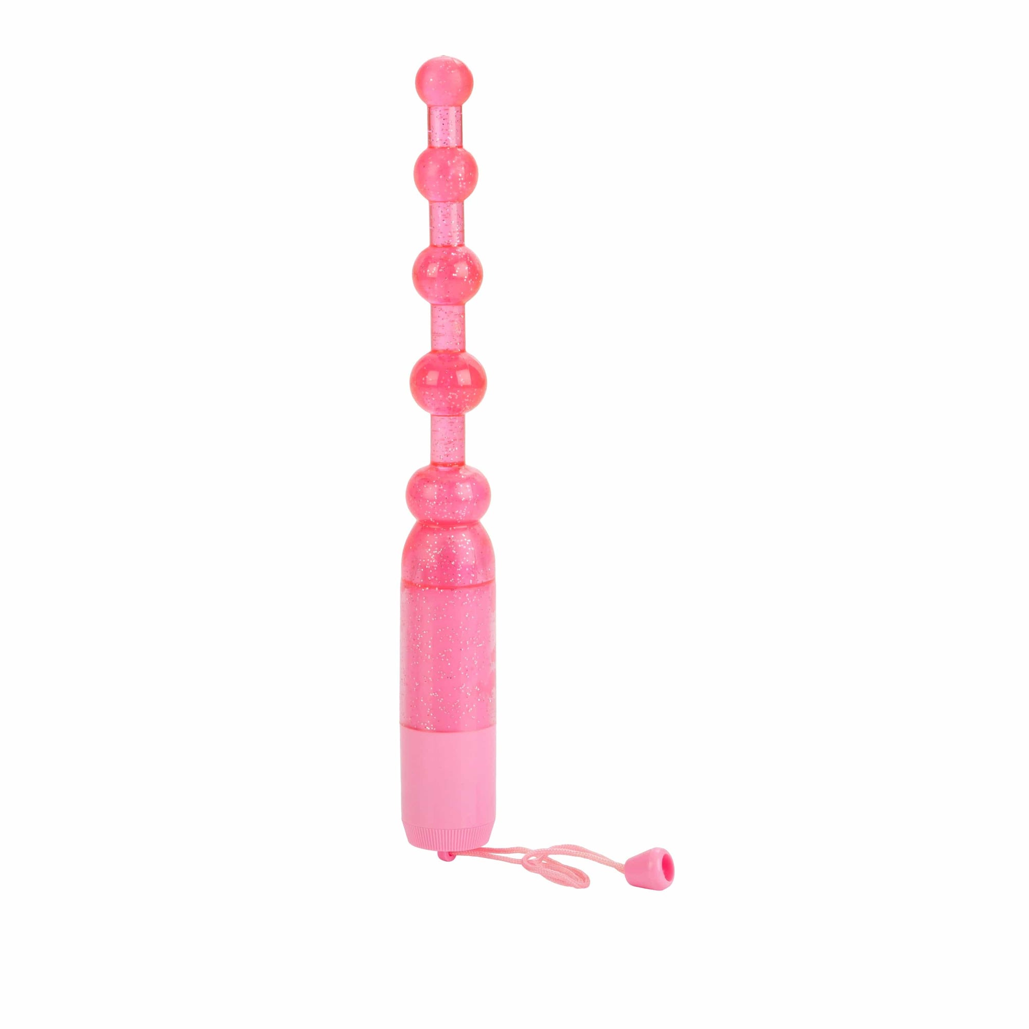 California Exotics - Waterproof Vibrating Pleasure Anal Beads (Pink) -  Anal Beads (Vibration) Non Rechargeable  Durio.sg