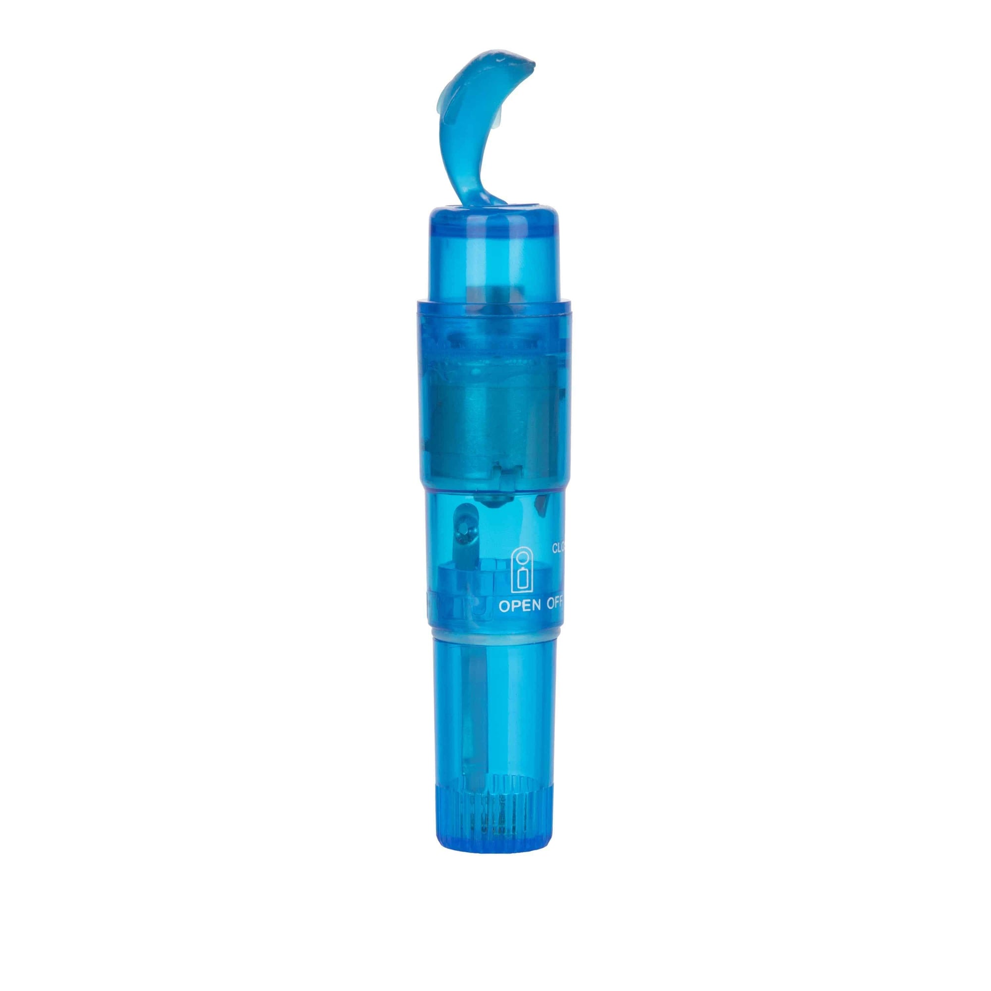 California Exotics - Waterproof Vibro Dolphin Clit Massager (Blue) -  Clit Massager (Vibration) Non Rechargeable  Durio.sg