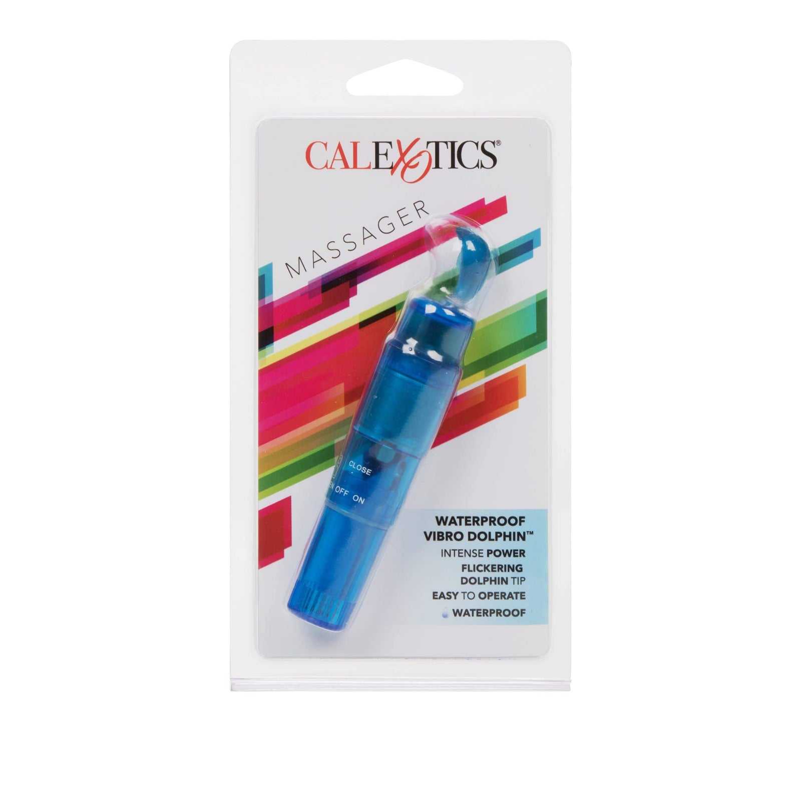 California Exotics - Waterproof Vibro Dolphin Clit Massager (Blue) -  Clit Massager (Vibration) Non Rechargeable  Durio.sg