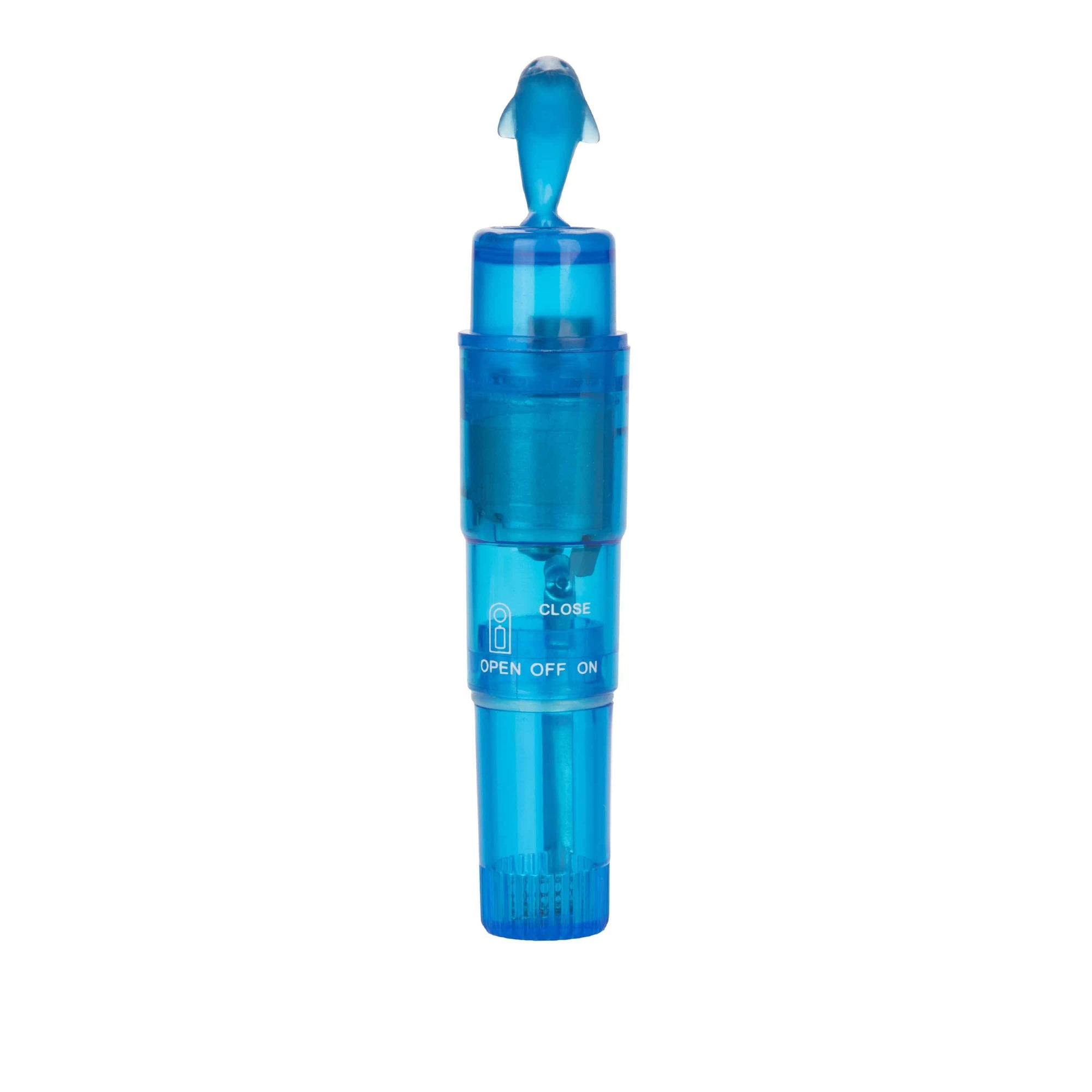 California Exotics - Waterproof Vibro Dolphin Clit Massager (Blue) -  Clit Massager (Vibration) Non Rechargeable  Durio.sg