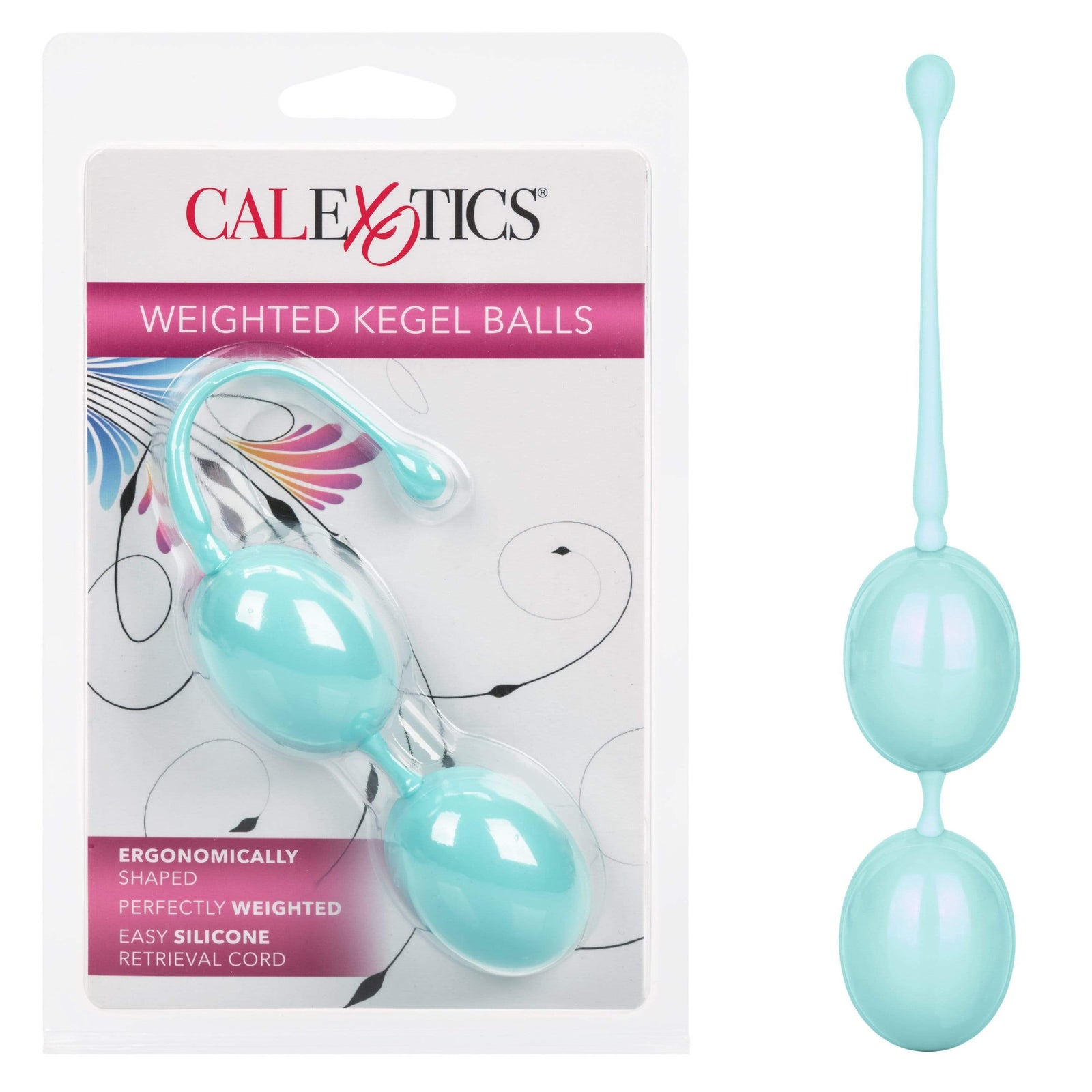 California Exotics - Weighted Kegel Balls (Blue) -  Kegel Balls (Non Vibration)  Durio.sg