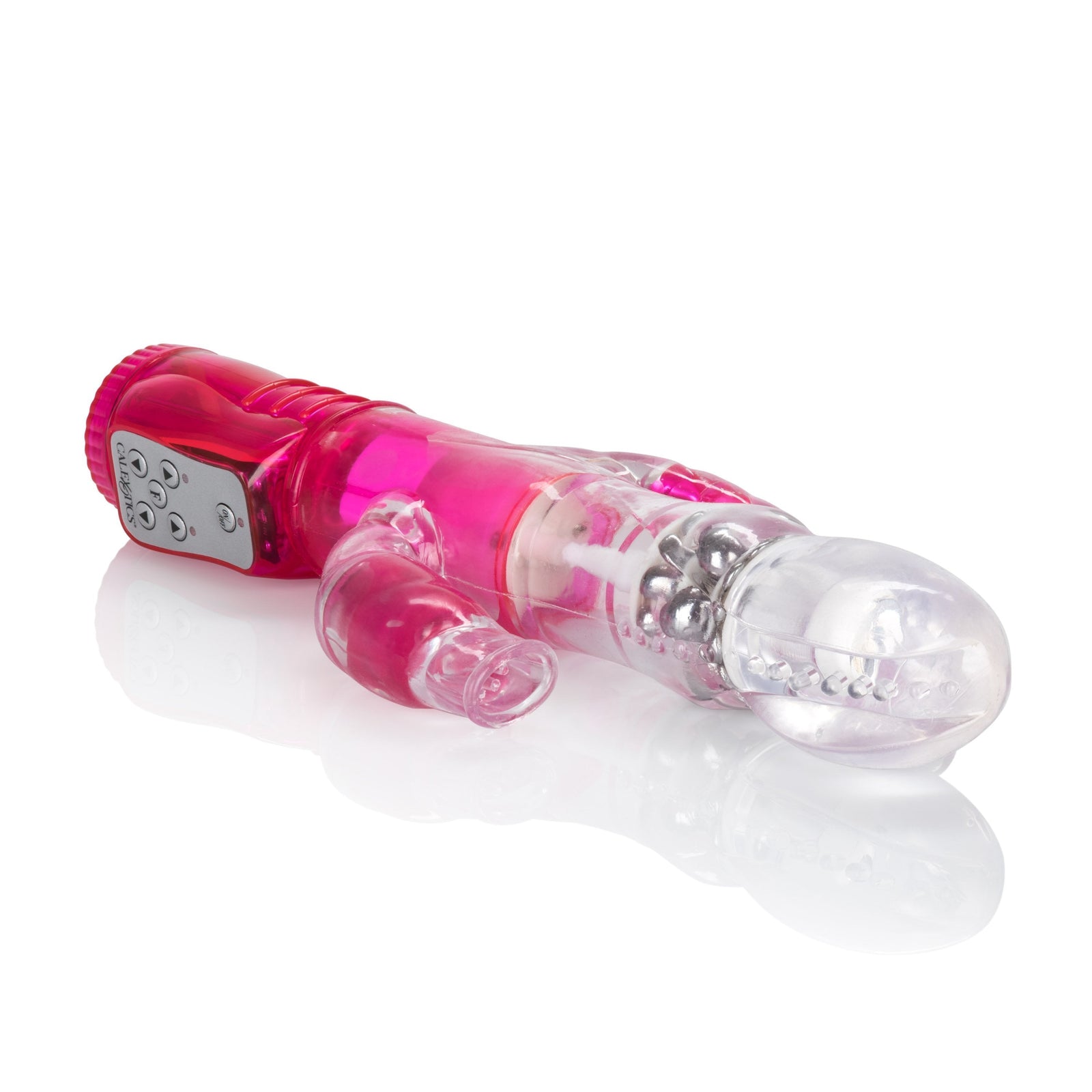 California Exotics - Wild Orgasm Rabbit Vibrator (Pink) -  Rabbit Dildo (Vibration) Non Rechargeable  Durio.sg