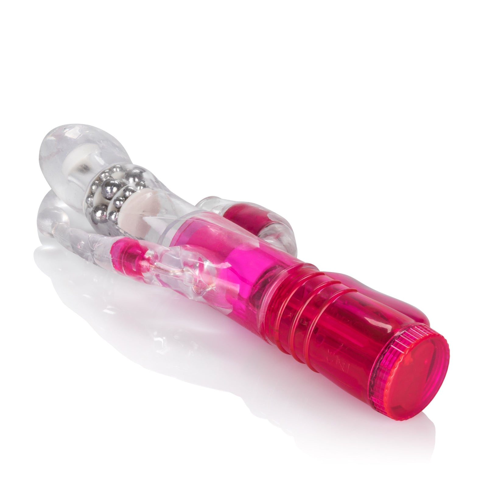 California Exotics - Wild Orgasm Rabbit Vibrator (Pink) -  Rabbit Dildo (Vibration) Non Rechargeable  Durio.sg
