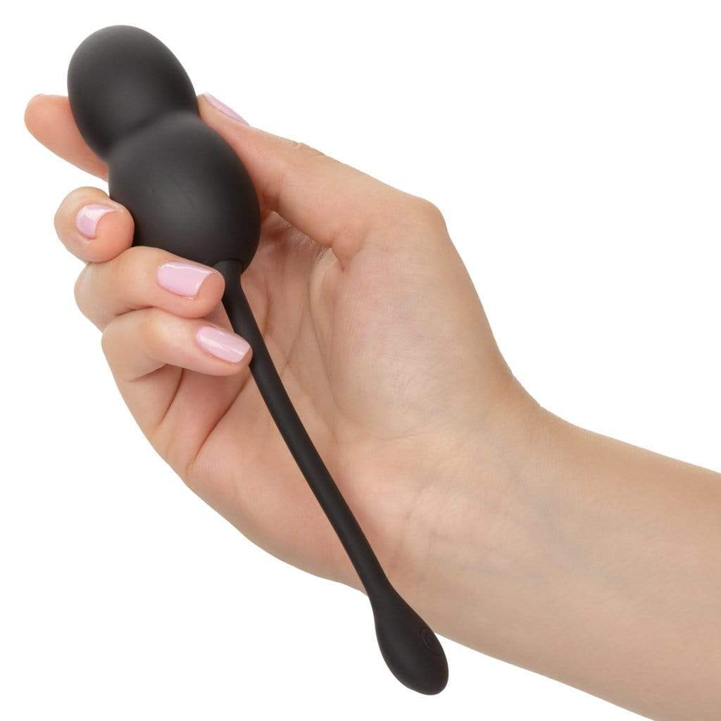 California Exotics - Wristband Remote Ultra Soft Kegel Balls (Black) -  Kegel Balls (Vibration) Rechargeable  Durio.sg