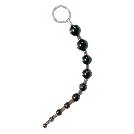 California Exotics - X-10 Anal Beads (Black) -  Anal Beads (Non Vibration)  Durio.sg