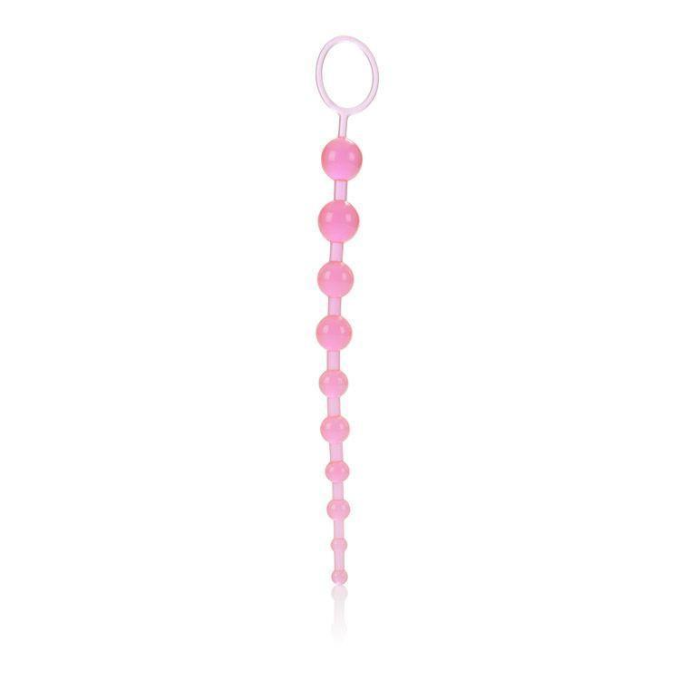 California Exotics - X-10 Beads (Pink) -  Anal Beads (Non Vibration)  Durio.sg