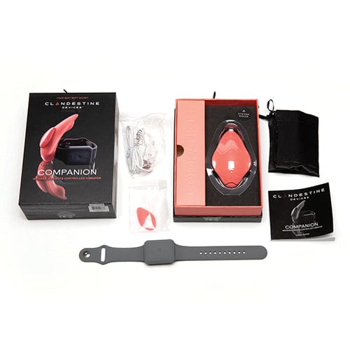 Clandestine - Devices Companion Panty Vibrator with Wearable Remote (Coral) -  Panties Massager Remote Control (Vibration) Rechargeable  Durio.sg
