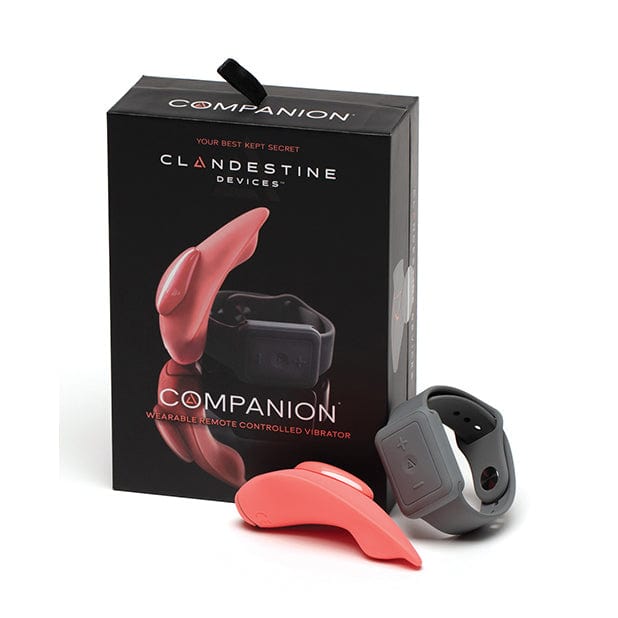 Clandestine - Devices Companion Panty Vibrator with Wearable Remote (Coral) -  Panties Massager Remote Control (Vibration) Rechargeable  Durio.sg