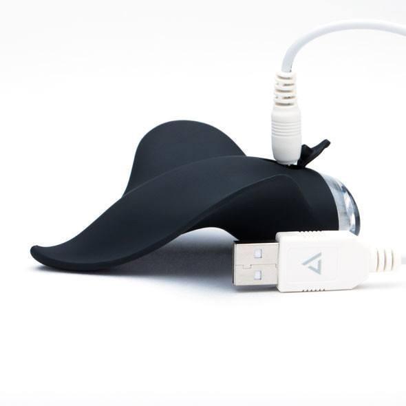 Clandestine - Mimic Vibrating Clit Massager (Black) -  Clit Massager (Vibration) Rechargeable  Durio.sg