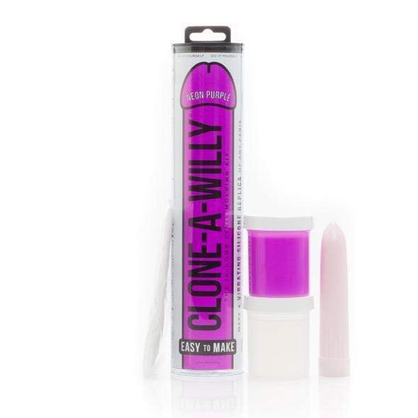 Clone A Willy - Glow in the Dark Vibrating Penis Molding Kit (Neon Purple) -  Clone Dildo (Vibration) Non Rechargeable  Durio.sg