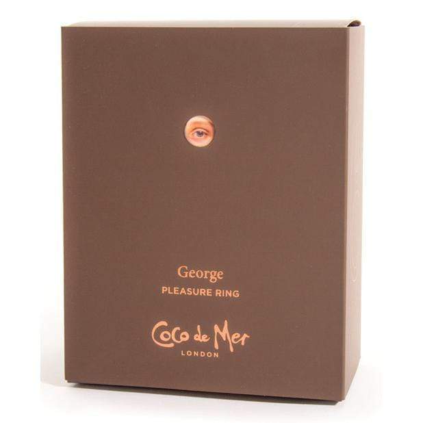 Coco de Mer - George Pleasure Vibrating Cock Ring (Brown) -  Silicone Cock Ring (Vibration) Rechargeable  Durio.sg