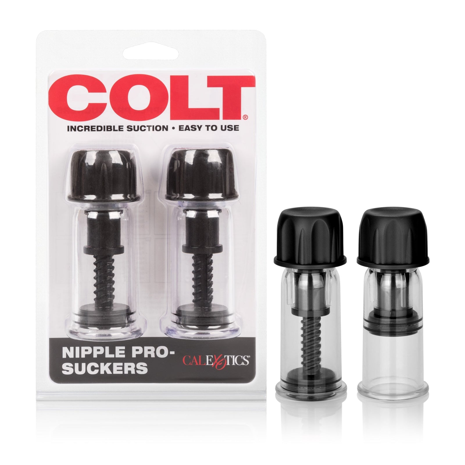 Colt - Gear Nipple Pro-Suckers (Black) -  Nipple Pumps (Non Vibration)  Durio.sg
