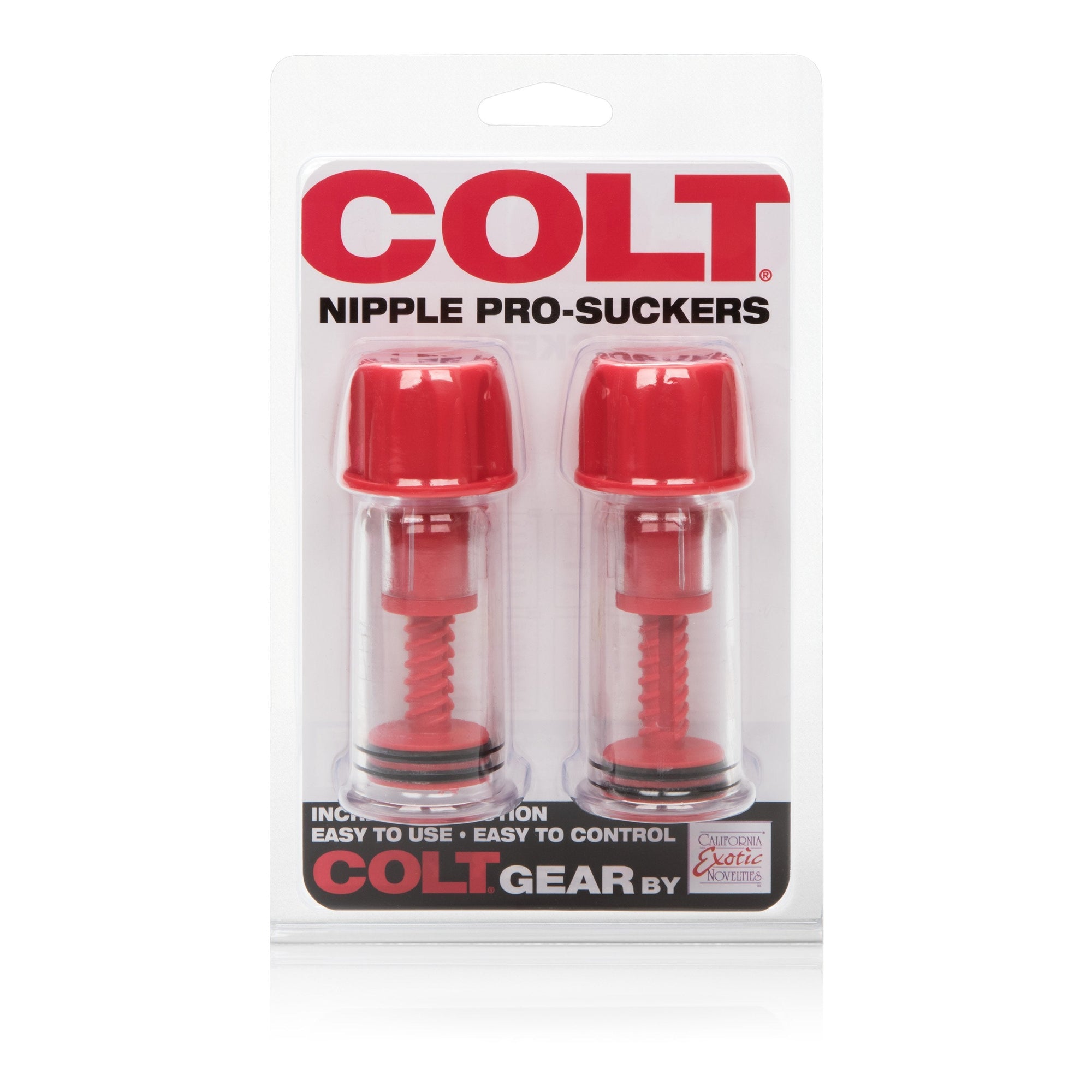 Colt - Gear Nipple Pro-Suckers (Red) -  Nipple Pumps (Non Vibration)  Durio.sg