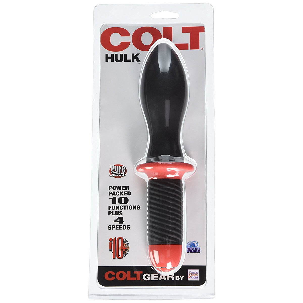 Colt - Hulk Vibrating Anal Plug (Black) -  Anal Plug (Vibration) Non Rechargeable  Durio.sg