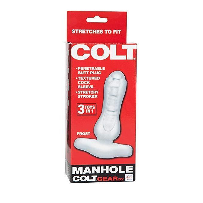 Colt - Manhole Anal Plug (Frost) -  Expandable Anal Plug (Non Vibration)  Durio.sg
