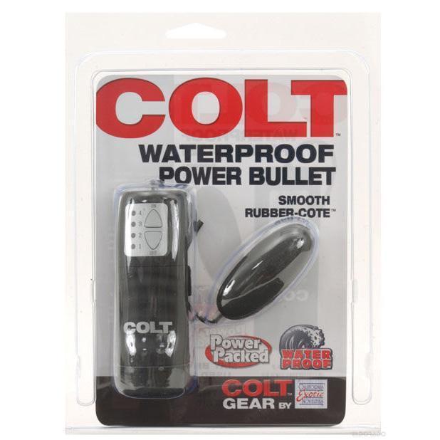 Colt - Remote Control Waterproof Power Bullet Vibrator (Black) -  Wired Remote Control Egg (Vibration) Non Rechargeable  Durio.sg