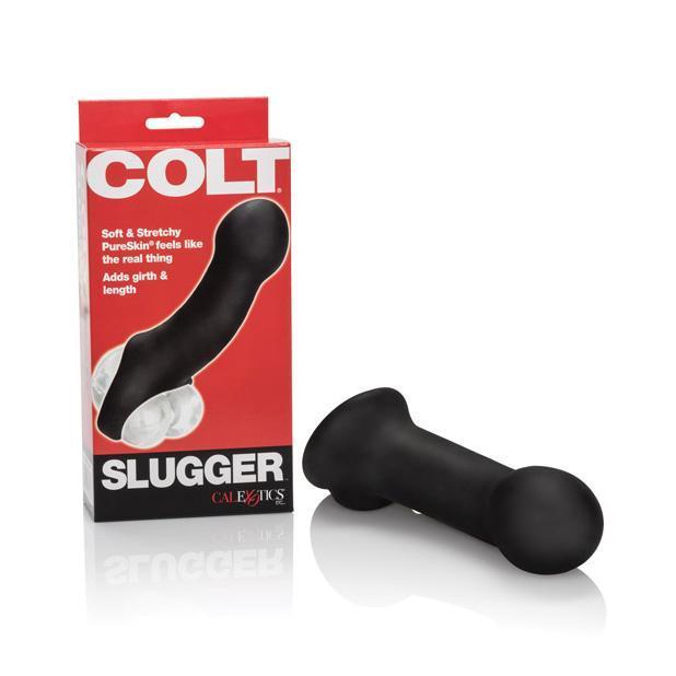 Colt - Slugger Penis Enhancer (Black) -  Cock Sleeves (Non Vibration)  Durio.sg