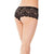Coquette - Low Rise Stretch Scallop Lace Booty Short Panty O/S (Black) -  Panties  Durio.sg