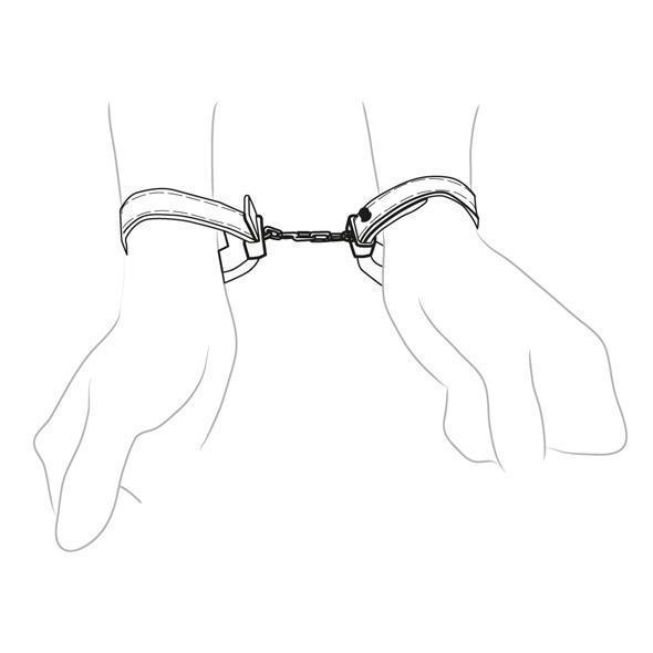 Crave - Leather Cuffs (Black) -  Hand/Leg Cuffs  Durio.sg