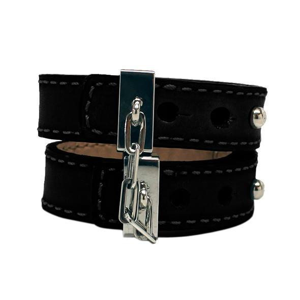 Crave - Leather Cuffs (Black) -  Hand/Leg Cuffs  Durio.sg