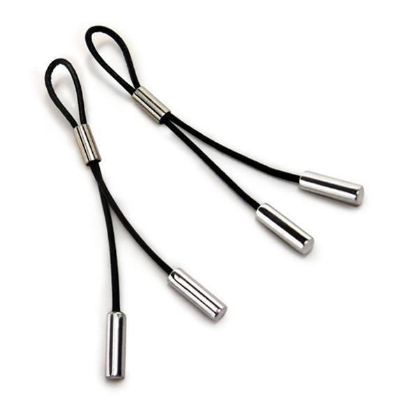Crave - Leather Nipple Tassels (Black) -  Discreet Toys  Durio.sg
