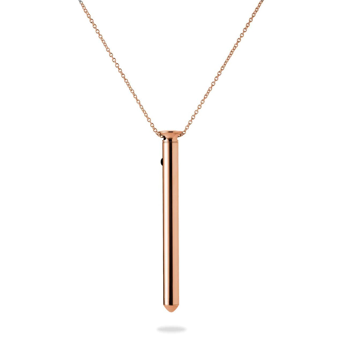 Crave - Vesper 2 Vibrator Necklace - Rose Gold Discreet Toys 857443003682 Durio.sg