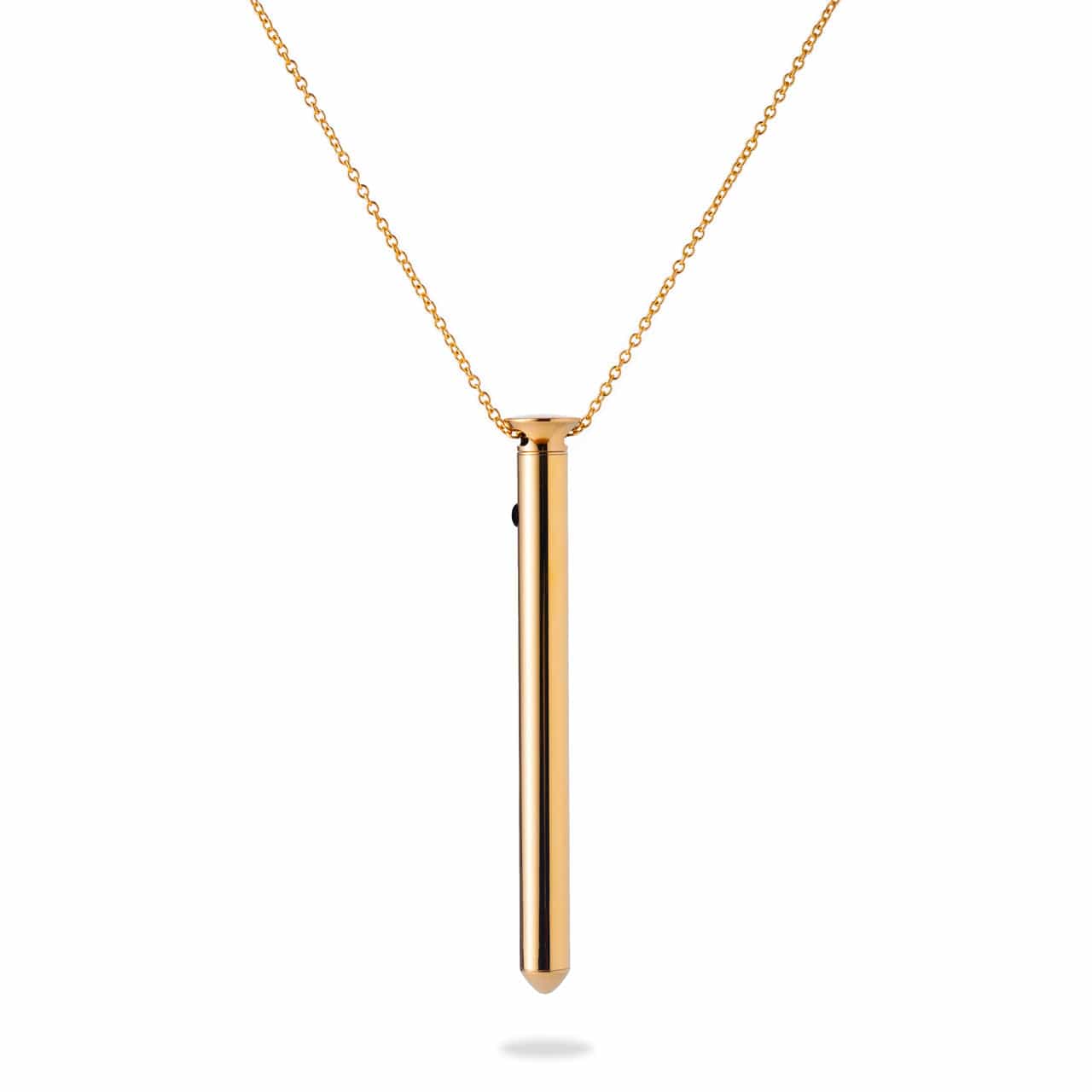 Crave - Vesper 2 Vibrator Necklace - Gold Discreet Toys 857443003699 Durio.sg