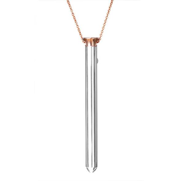 Crave - Vesper Vibrator Necklace (Rose Gold) -  Discreet Toys  Durio.sg