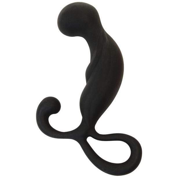 Curve Novelties - Rooster Capital P Silicone Silk Prostate Massager (Black) -  Prostate Massager (Non Vibration)  Durio.sg
