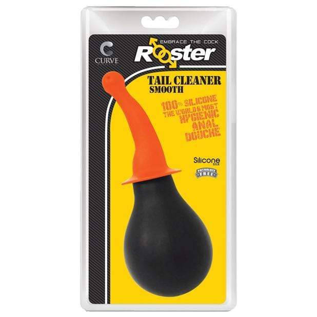 Curve Novelties - Rooster Tail Cleaner Smooth Anal Douche (Black) -  Anal Douche (Non Vibration)  Durio.sg