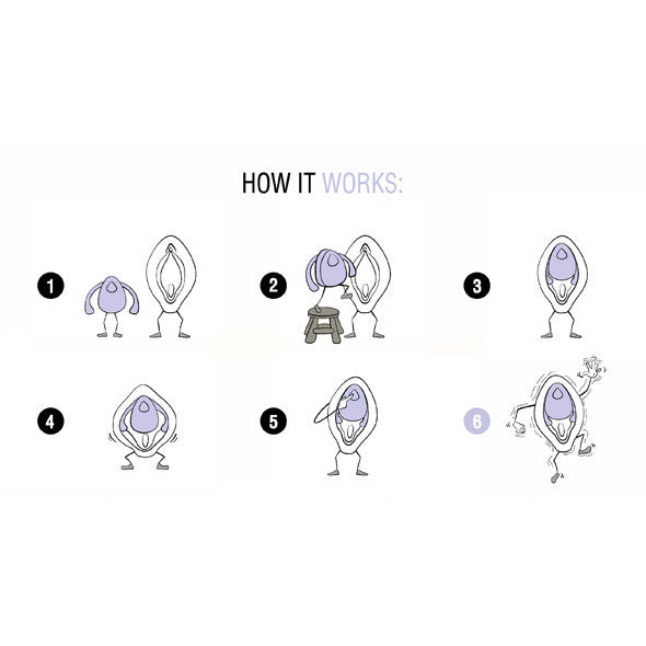 Dame Products - EVA Hands-Free Couple's Vibrator (Lavender) -  Couple's Massager (Vibration) Non Rechargeable  Durio.sg