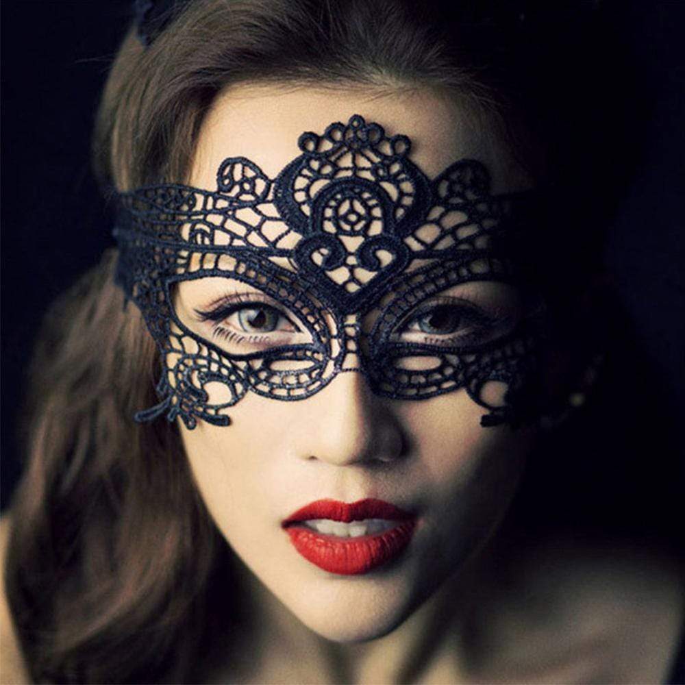 Day Dream - Starfire Inspiring Gothic Eye Mask (Black) -  Mask (Non blinded)  Durio.sg